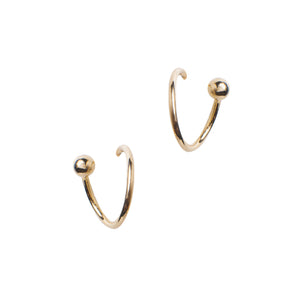 14k Gold Tomboy Earrings