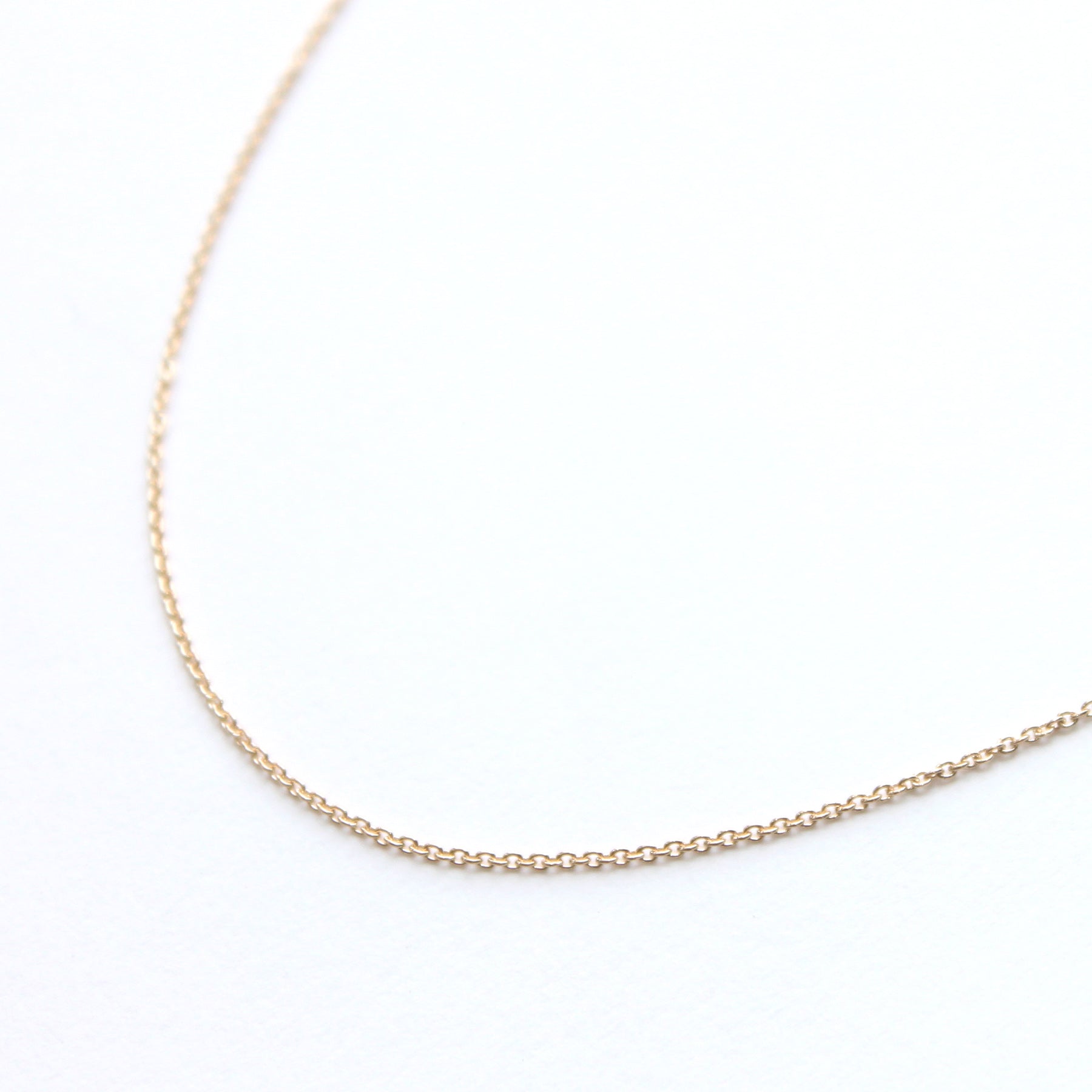 14k Gold Thread Chain (15"-17")