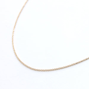 14k Gold Thread Chain (15"-17")