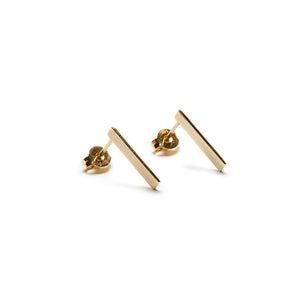 14k Gold Edge Earrings