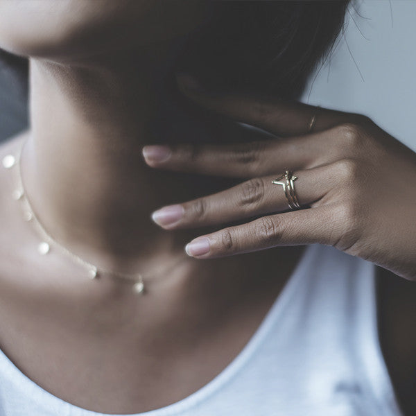 14k Gold Cloud Ring