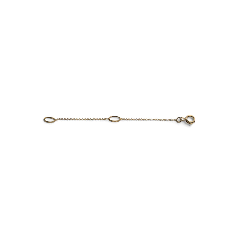 14k Solid Gold necklace extender