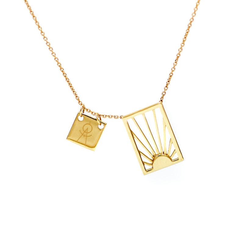 The Straits Limited Edition Necklace in 14k gold