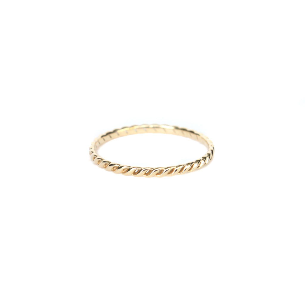 Thread Gold Rings 14k Gold Thread Ring – The Straits Finery PLT