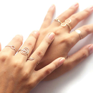 Stacking ring combinations