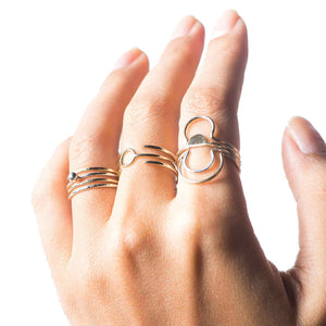 Stacking ring combinations