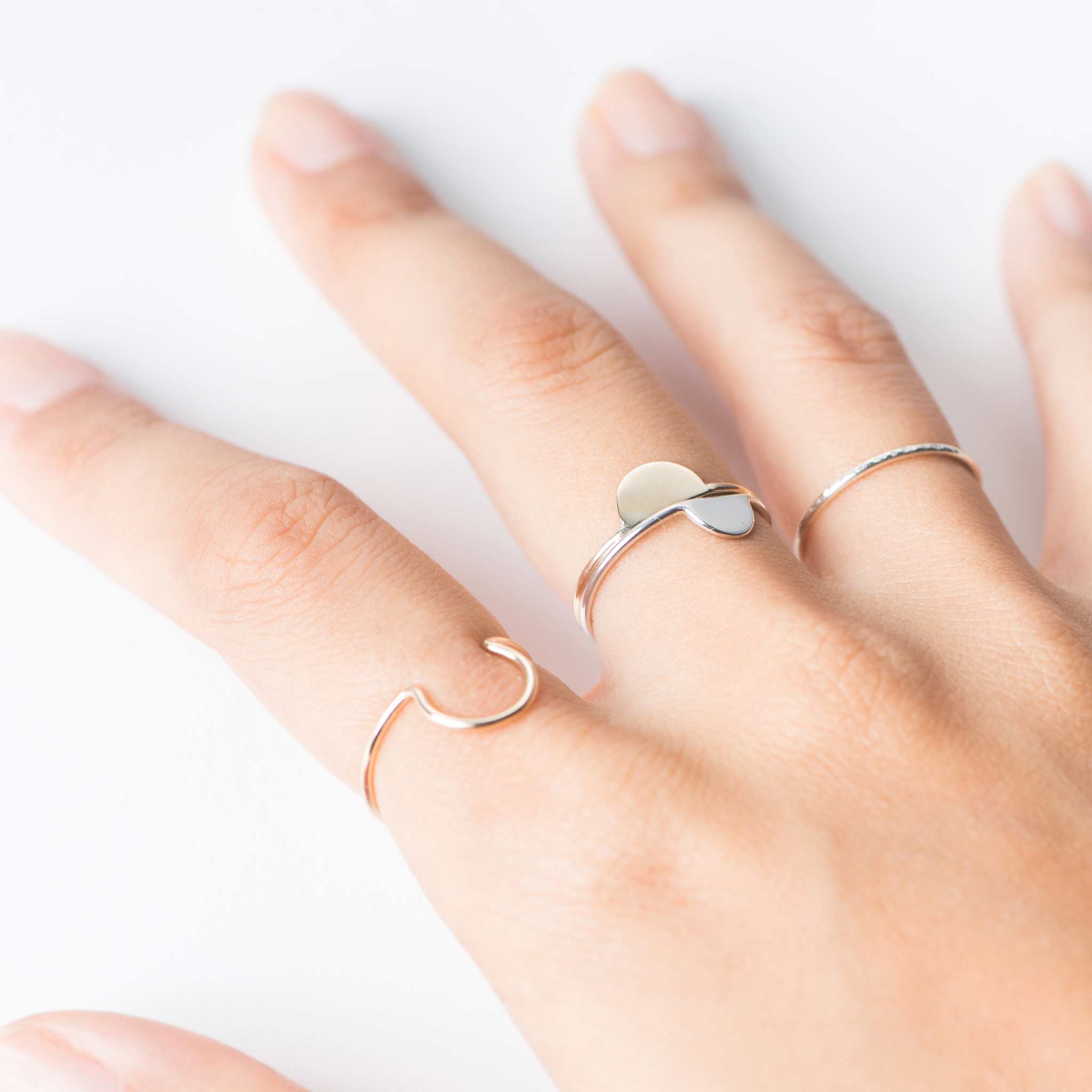 Stacking ring combinations