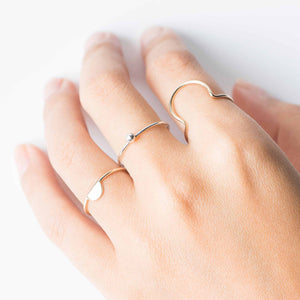 Stacking ring combinations