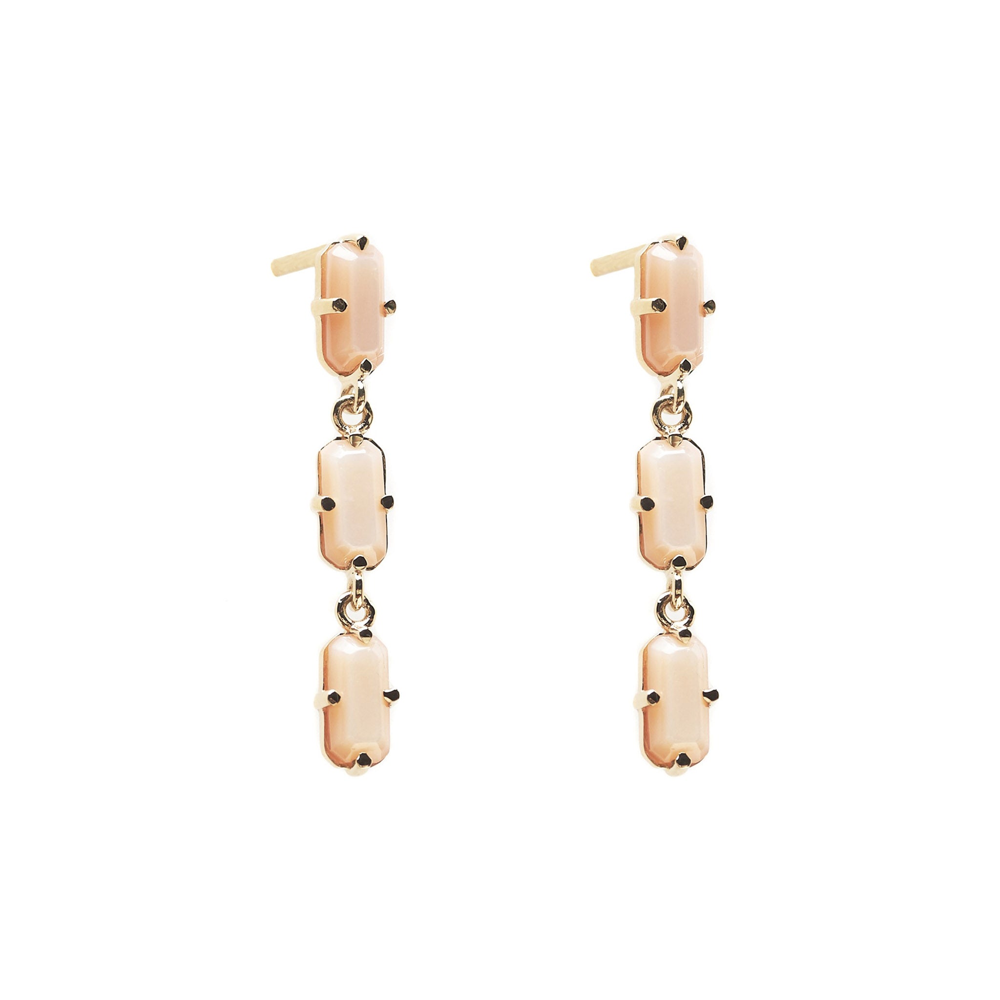 14k Gold Ray Earrings