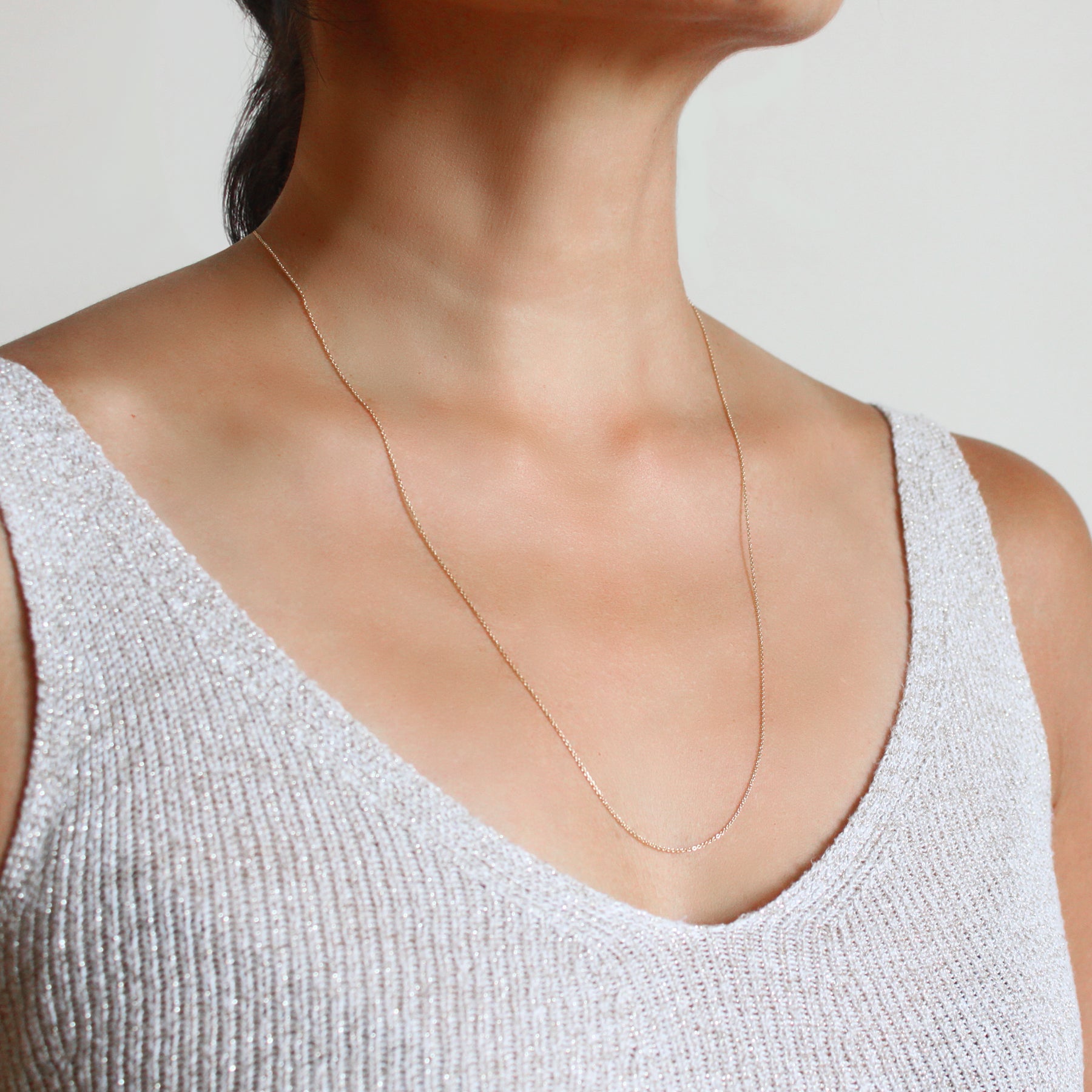 Thread Gold Chain 14k Gold Thread Chain (20