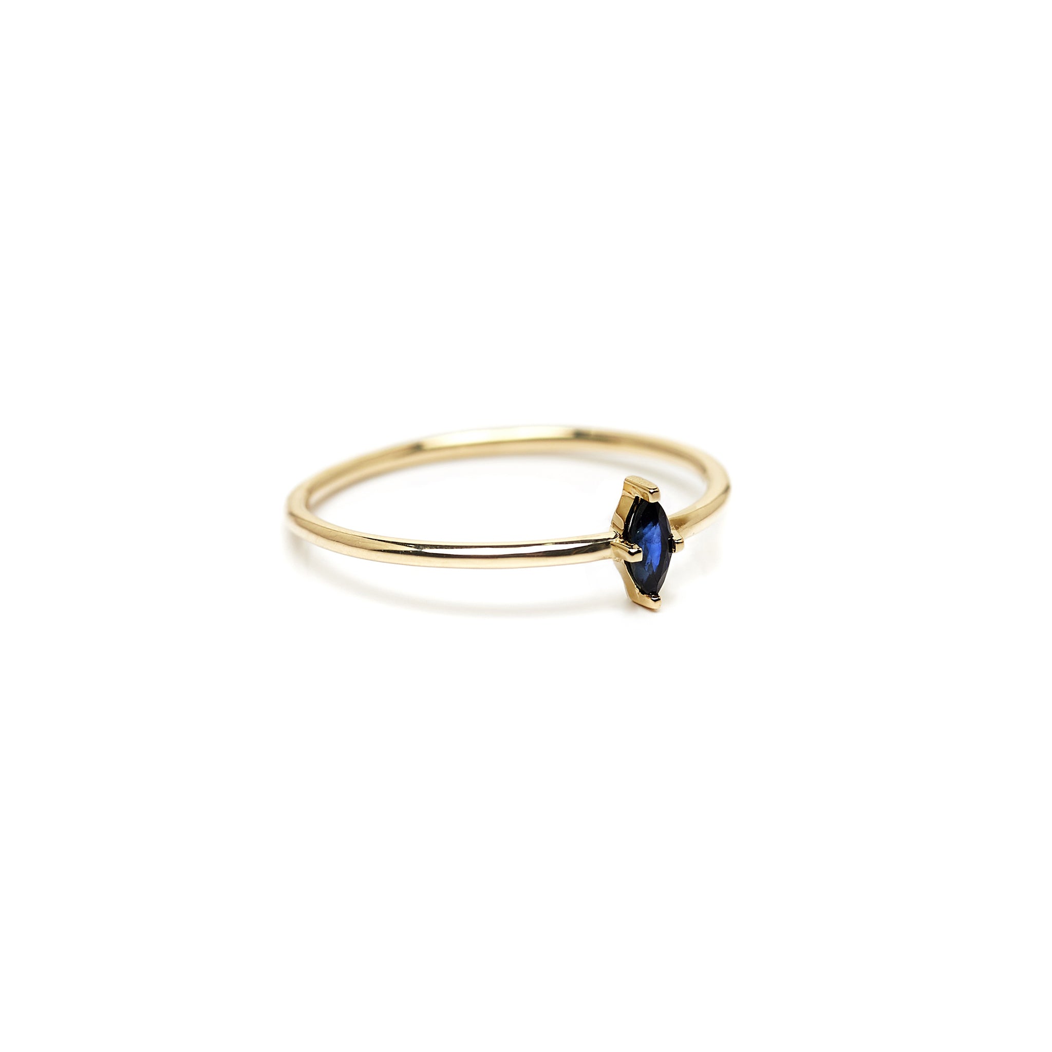 Twilight Ring - sapphire ring in 14k solid gold